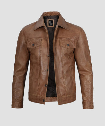 Ledzia Geniune Sheepskin Leather Jacket