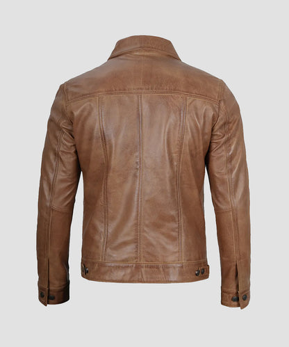 Ledzia Geniune Sheepskin Leather Jacket